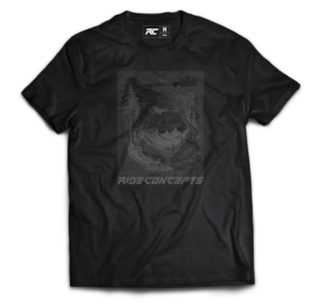 3 stk. Ride Concepts Downhill Tee Men´s Black/White XXL