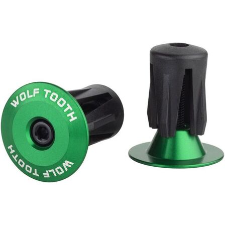 2 stk. WolfTooth Alloy Bar End Plugs Green