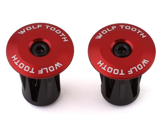 2 stk. WolfTooth Alloy Bar End Plugs Red