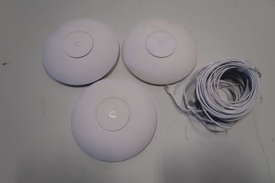 3 stk. Access Point Unifi UAP-AC-Pro