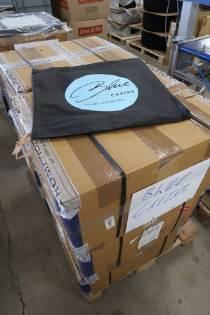 1650 stk. Indkøbsnet i polyester BLUE CAVIAR