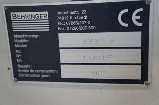Automatsav BEHRINGER HBE321A