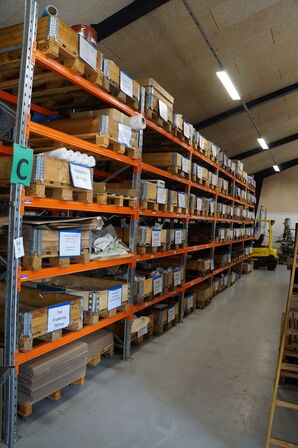 6 fags pallereol uden indhold