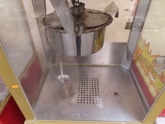 Popkornvogn med 2 maskiner