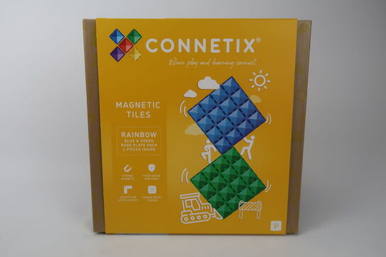 Blå/grøn Baseplates, 2 stk - Connetix