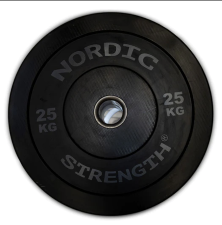 2 stk. New Style Bumper Plate - 25 kg