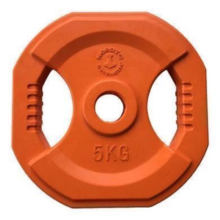 2 stk. Bodypump ORANGE vægtskiver 5 kg - Nordic Strength