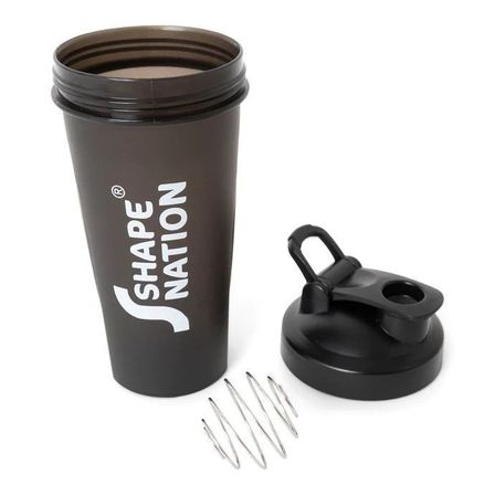 10 stk. ShapeNation shaker til proteinpulver eller lign. - Sort