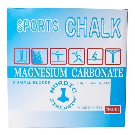 4 stk. Sports kalk til fitness - Magnesium Carbonat (8 blokke)