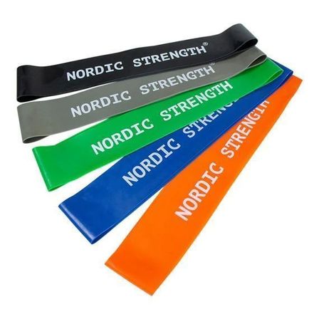 Træningselastik 5-PACK fra Nordic strength