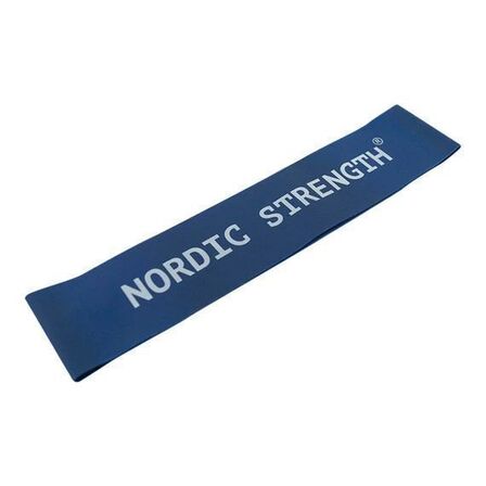 100 stk. Træningselastik fra Nordic strength - Let & Blå