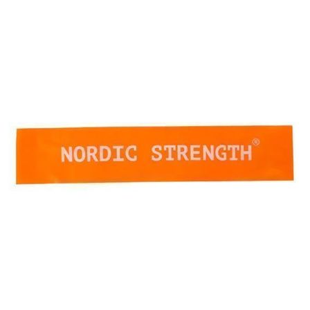 100 stk. Træningselastik fra Nordic strength - Ekstra let & Orange