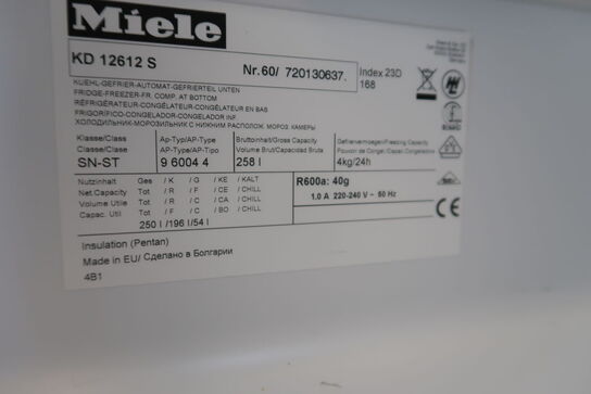 Køleskab MIELE KD 12612 S