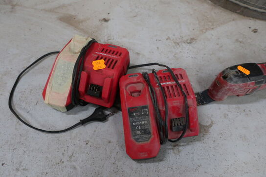 Akku multicutter MILWAUKEE M18 BMT med 2 stk. ladere