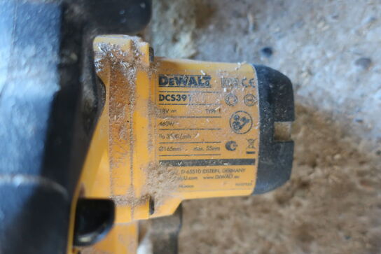 Akku rundsav DEWALT DCS391 med batteri