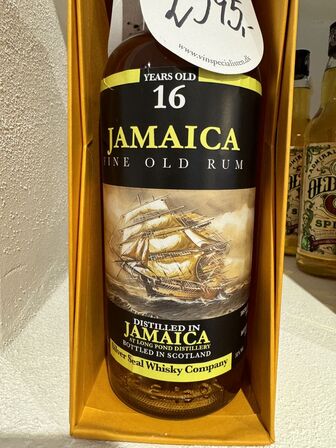 1 fl. Jamaica Fine Old rom Silver seal whisky company 