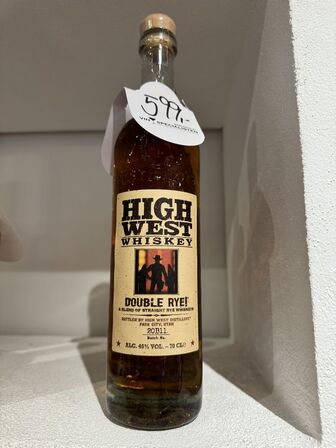 2 fl. High West double rye whiskey