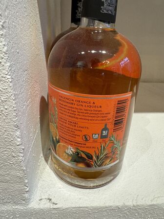 3 fl. Foxdenton Orange and Rosemary Gin Liqueur