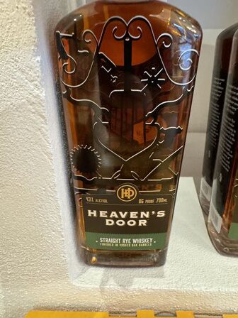 3 fl. Heaven's Door Straight rye whiskey