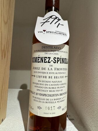 1 fl. Ximenez Spinola Liqvor de Brandy