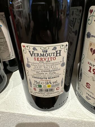 2 fl. Vermouth Bianco Servito, Silvio Carta