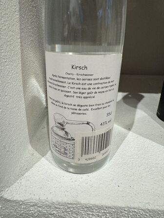 3 fl. Rượu Eau de Vie Kirsch René de Miscault 