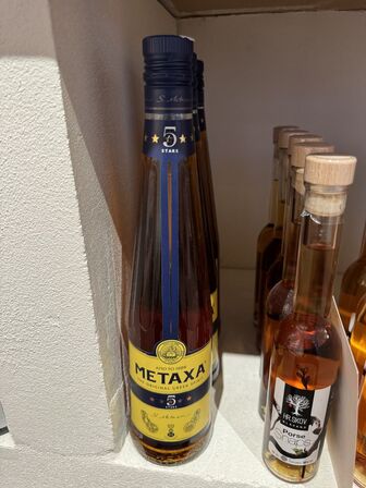 3 fl. Metaxa Brandy