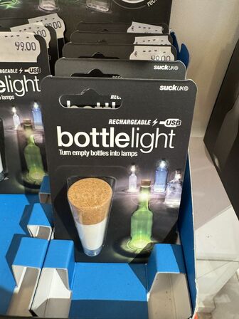 8 stk. Suck UK - Bottle Light