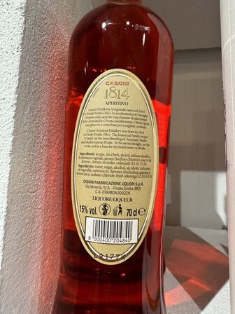 3 fl. Aperitivo 1814 orange likør