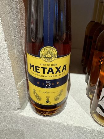 3 fl. Metaxa Brandy