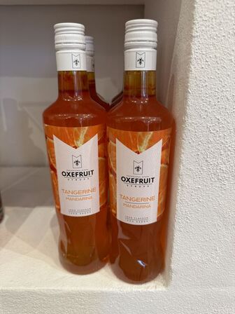 6 fl. Oxefruit syrups Tangerine Mandarina 