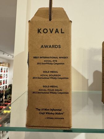 3 stk. Koval 3-Pack (Rye/Bourbon/Four-Grain Whiskey)