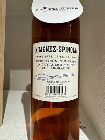 1 fl. Ximenez Spinola Liqvor de Brandy