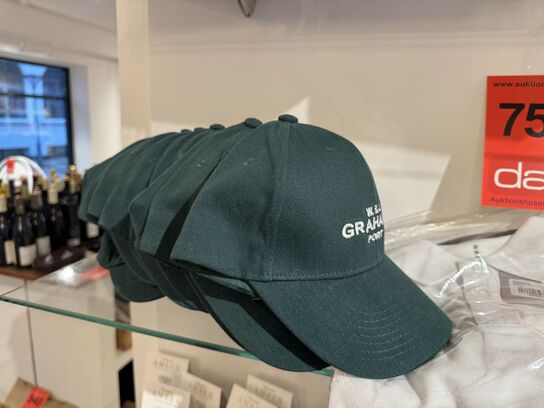 11 stk. Caps & 3 polo shirts 