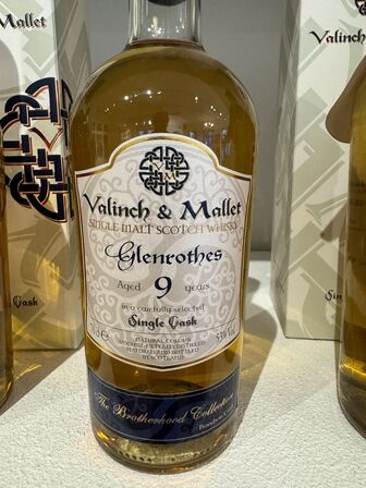 1 fl. Valinch & Mallet single malt scotch whisky 9 års