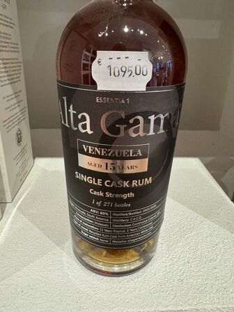 1 fl. ALTA GAMA VENEZUELA 15 ÅRS ESSENTIA 1 SINGLE CASK RUM