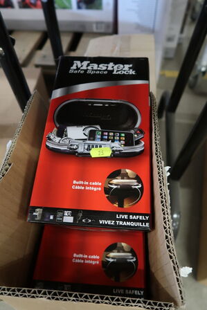 9 pcs. Safes with lock MASTERLOCK