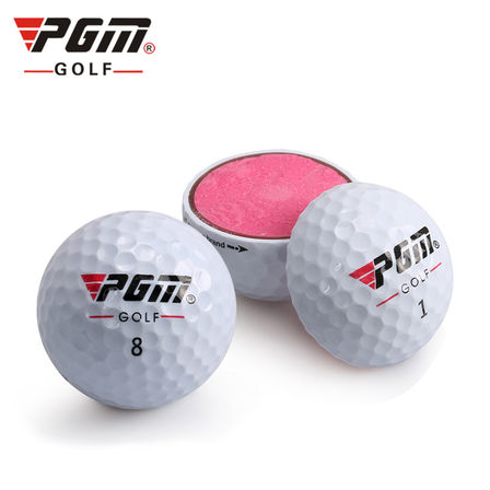 36 stk. golfbolde PGM samt 120 stk. tees