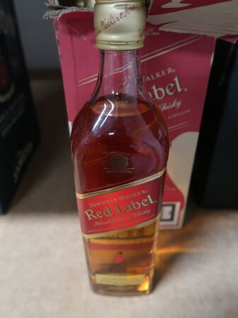 7 flasker Whisky JOHNNIE WALKER RED LABEL