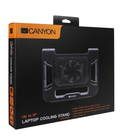 4 x Canyon op til 17” med aktiv ventilation. USB powered, CNR-FNS01