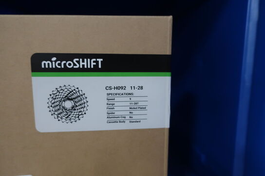 2 stk. kassetter MICROSHIFT CS-H092 11-28