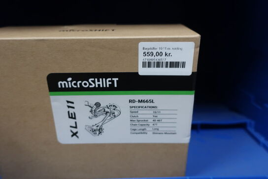 Bagskifter MICROSHIFT XLE11 RD-M665L