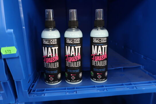 3 stk. matt finish detailer MUC-OFF