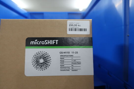 2 stk. kassetter MICROSHIFT CS-H110 11-25