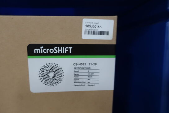 3 stk. kassetter MICROSHIFT CS-H081 11-28