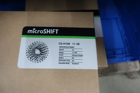 2 stk. kassetter MICROSHIFT CS-H100 11-28