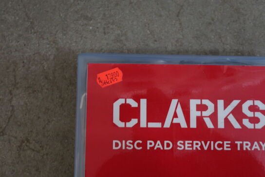 4 stk reparationssæt CLARKS Disc Pad Service Tray