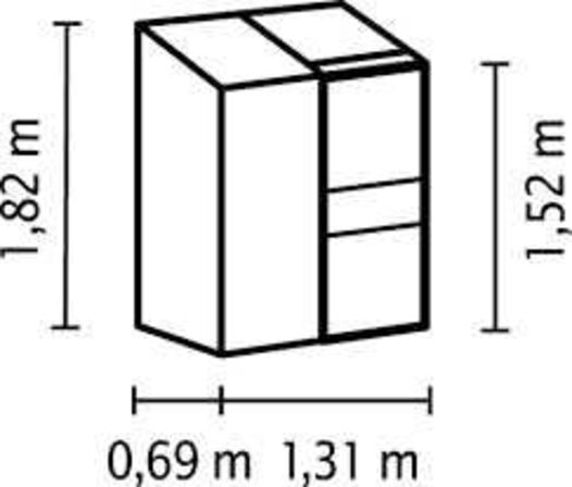 Vitavia Ida 900 Vægdrivhus 0.9 m²