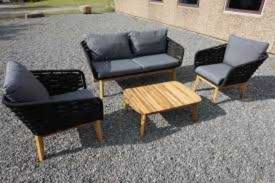 Malibu Loungesæt Sofa, bord & 2 stole