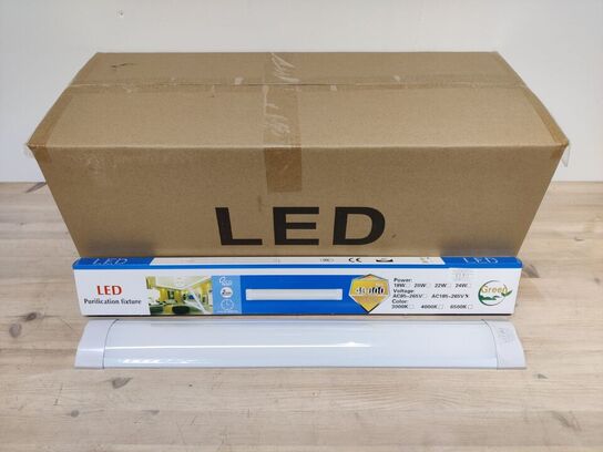 30 stk. LED lysarmaturer, 96 watt, 60 cm. 